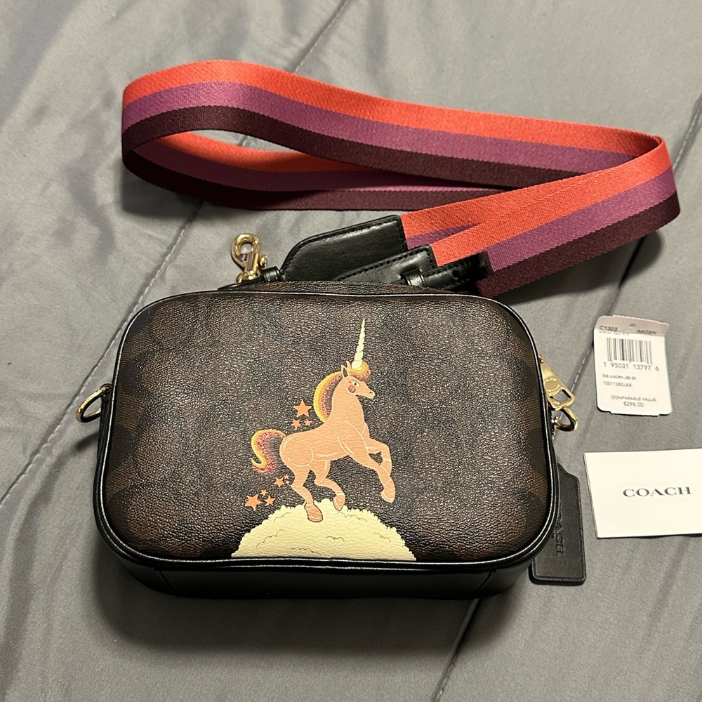 Coach Brown Unicorn Crossbody